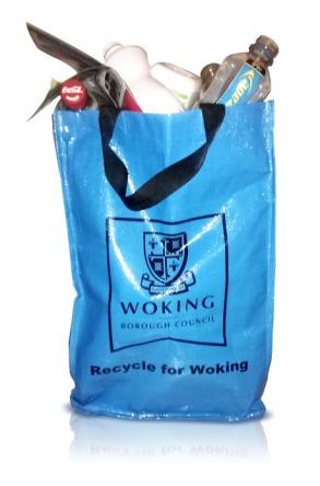 .6.1. The blue reusable sack helps residents to store and carry their recyclable