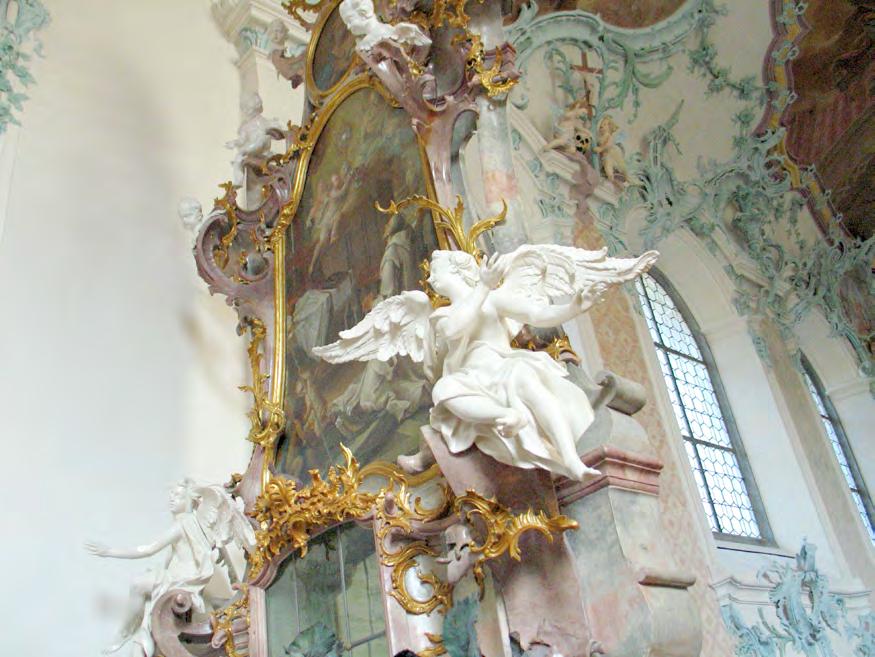 Development Process Rocaille: Church interiors dating from rococo period create environments which are adressing all senses by their onamentations.