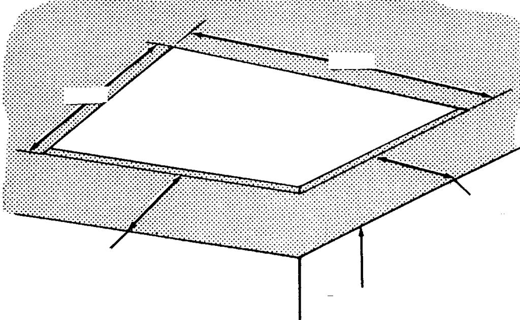 T- Bar Grid Power Supply Cable 7. Place the recess mounting box in the ceiling opening and align the marks on the sides of the mounting box with the bottom of the finished ceiling (Figure 7).
