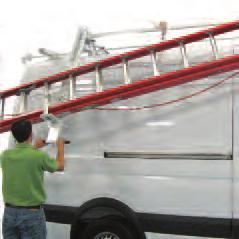 Heavy-duty, adjustable shelving. LoadsRite ladder racks that load and unload the safe and right way.