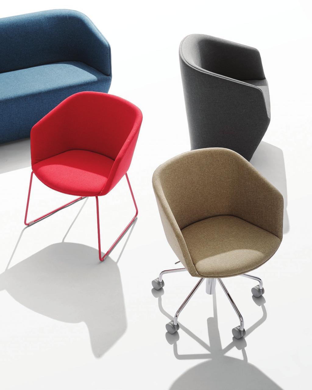 1 2 Pitch Collection 3 4 Simple + Streamlined Ideal for casual office seating, our Pitch Collection
