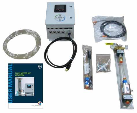 4 System Diagram SYSTEM DIAGRAM BASIC FLOW METER Assembly 4 Pump Display Signal Cable Kit Tubing Flow Meter Assembly Installation Kit Flow Meter User Manual Parts Kit Replacement Parts 80495684