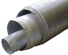 Model A 100 Air Duct Uncompressed full 8' lengths Uninsulated Factory crimp on one end UL 181 label.