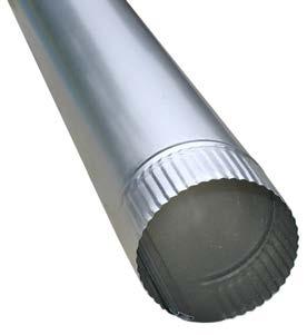 RIGid PIPE & elbows Galvanized Pipe 30 gauge galvanized Diameter Length Part # Qty Package 3" 2' 110185 25 bulk 4" 2' 110182 25 bulk