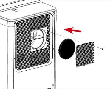 2. Rinse the air filter and cover with warm water to remove any accumulated dust.