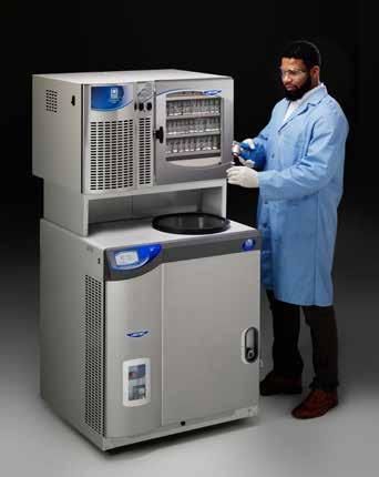 FreeZone Stoppering Tray Dryers SPECIFICATIONS Application suitability: Moderate to large sample loads or numerous sample batches. Stoppering vials or serum bottles under vacuum.