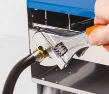 OWNERS MANUAL 2. CONNECTION Your cooker is designed to connect directly to a gas cylinder with a POL cylinder valve using the specially designed LP Gas hose and regulator supplied. Step.