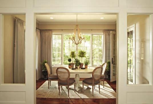 traditional dining room INTERIORS RARIDEN SCHUMACHER MIO INTERIORS Casual wine tastings or formal dinners