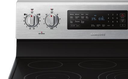 3 kw) Five Electric Cooktop Elements - One Triple Burner