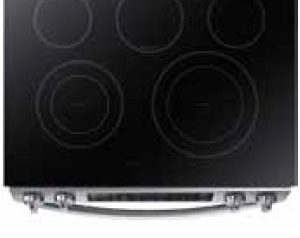 Creates a high-end look without having to remodel. Flexible Cooktop Flexible 5 element cooktop with 2 double elements accomodates multiple pan sizes.
