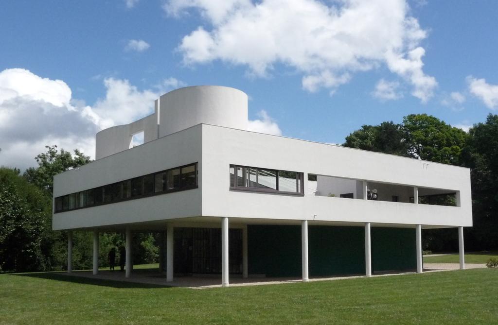 p Le Corbusier designed the Villa Savoye in Poissy, France to embody the five points of modern architecture ( Les 5 Points d une architecture nouvelle ) that he developed in the 1920s.