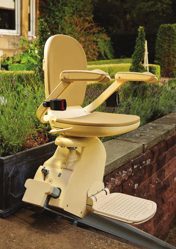 Brooks Outdoor stairlift gives you the freedom to access an outdoor