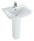 single faucet hole K-2238T-1-0 31,630 Panache Pedestal basin with