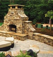 arch Firebox and chimney deliver on a single pallet OUTDOOR PACKAGES FireRock offers a full