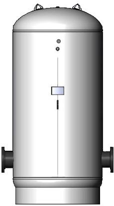 Chilled Water uffer Tanks Diameter Optional Features: Manway, Hand hole Higher Pressures Stainless Steel Construction Upper Mounted System Connections Height Center affle Construction Performance