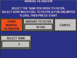 gallons to filter, or leave the field at 0 for unlimited filtration. 5.