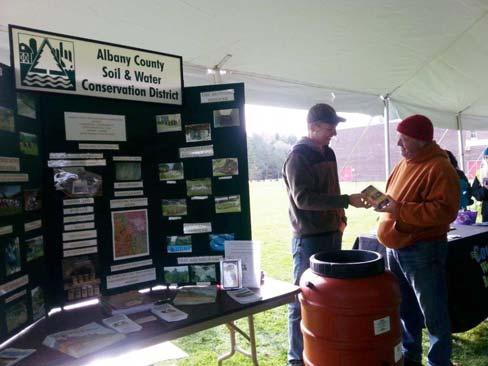 Conservation Field Day In October the Albany County Soil and Water Conservation District, along with assistance from, City of Albany and Cornell Cooperative Extension Albany County, hosted our 1 st
