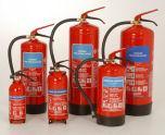 These are the most common types of extinguishers used in the UK: ABC Dry Powder Extinguishers