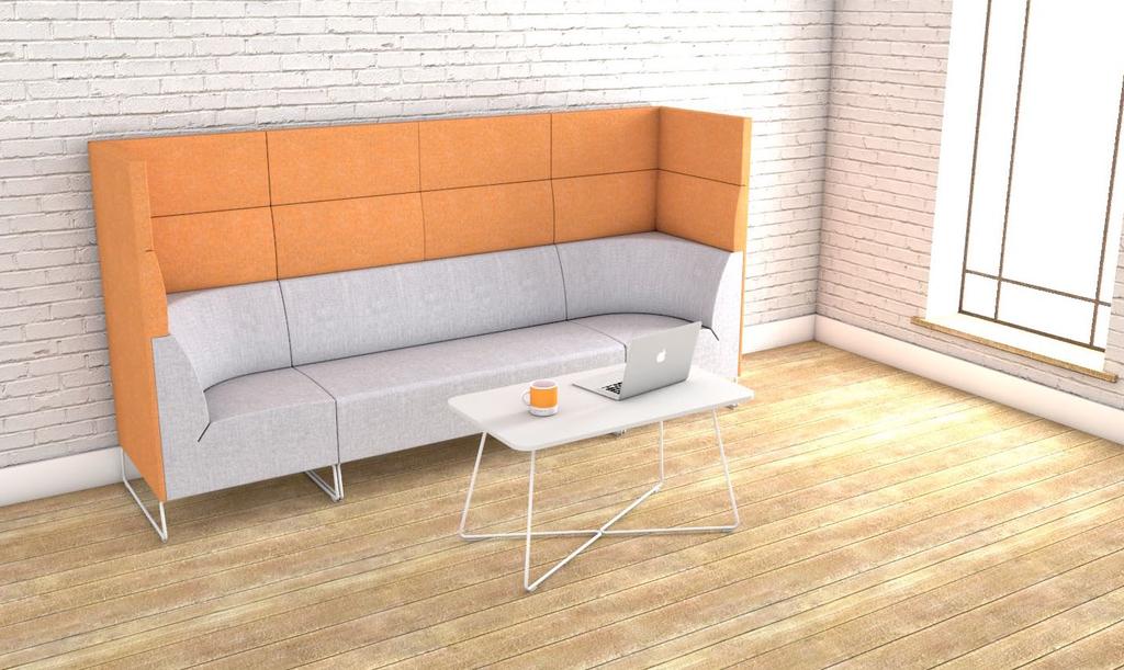 Top: Junction: Ideal for open-plan breakout areas as a place to meet, greet,