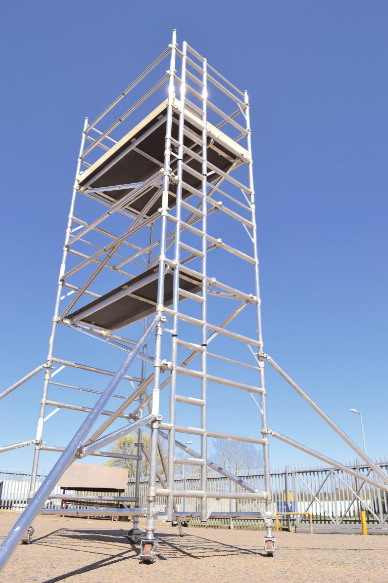 ACCESS AND STAGING EQUIPMENT ALUMINIUM TOWERS Sizes 1. x 1.8m & 0.8 x 1.