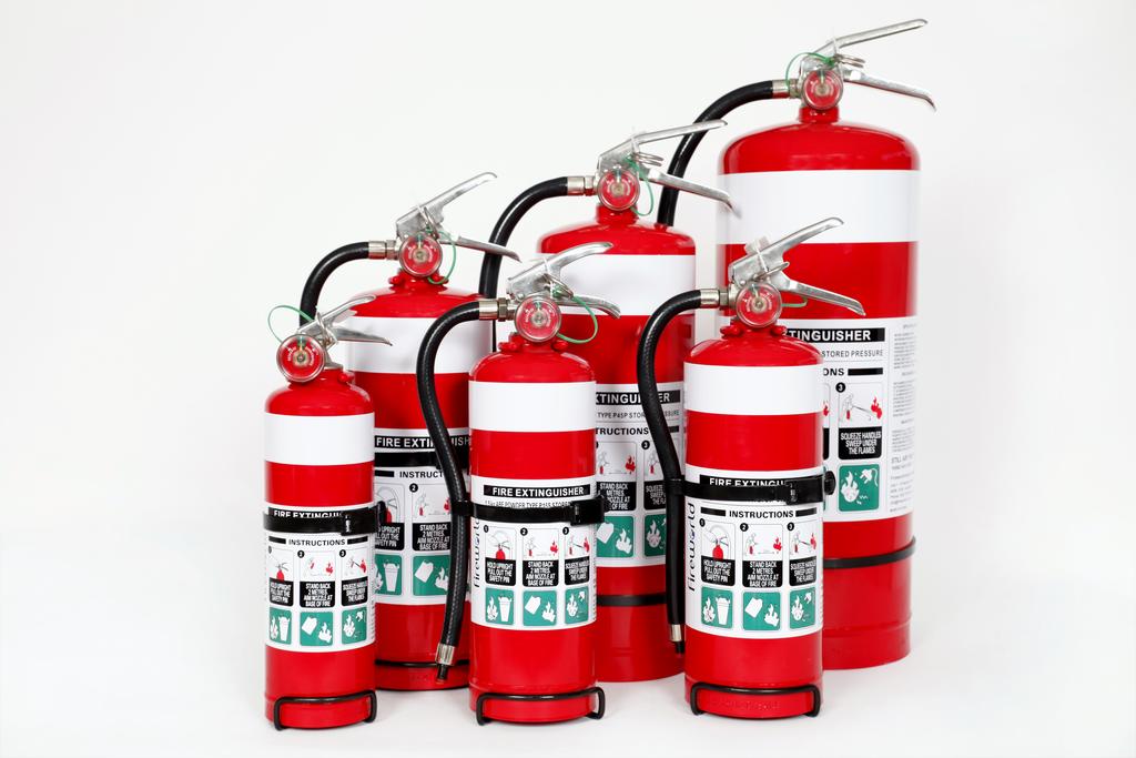 - 1 - WORLD DRY POWDER ABE EXTINGUISHERS Certified & Approved to AS/NZS 1841.5 Fireworld Deep drawn steel cylinder with welded base and robust skirt.