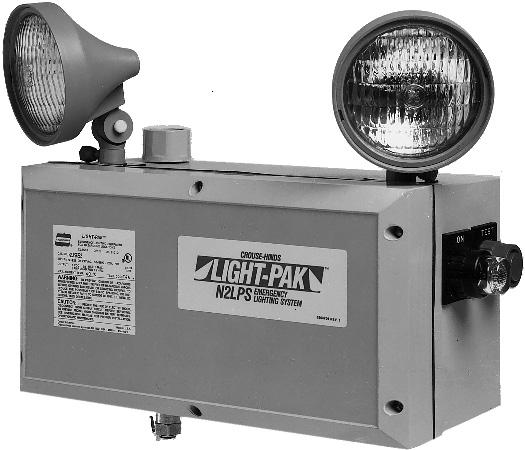 LIGHT-PAK TM N2LPS Emergency Lighting System Cl. I, Div.