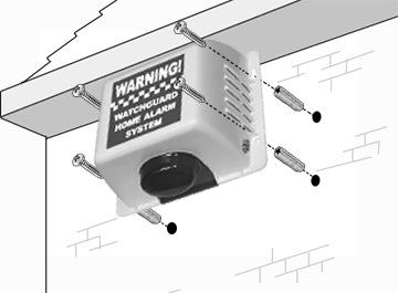 8 2.2. The Main Unit Mount the Watchguard main unit at the front or front side of the building. The mounting position should be under an eave or out of direct contact with rain or other water sources.