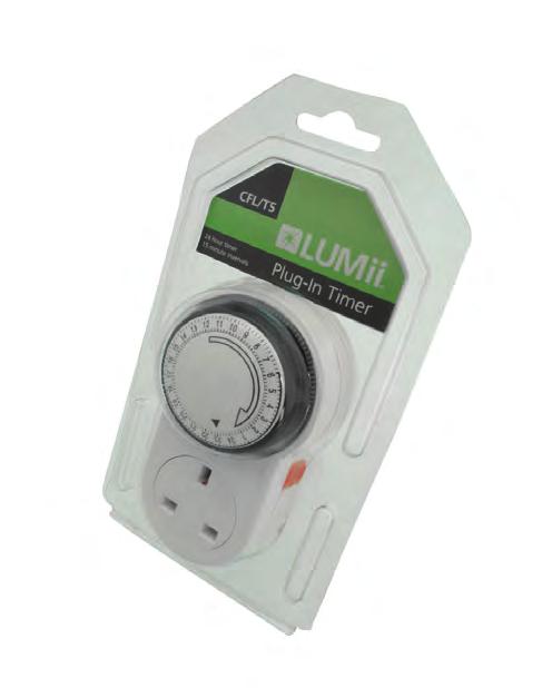 socket and timer dust covers 24 Hour Plug-In Timer Automate your pumps and CFL/T5/LED lighting with the LUMii 24 Hour