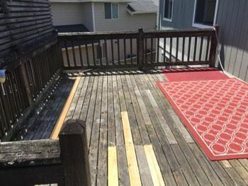 Nails loosen with temperature/moisture and humidity changes and can result in deck collapsing.