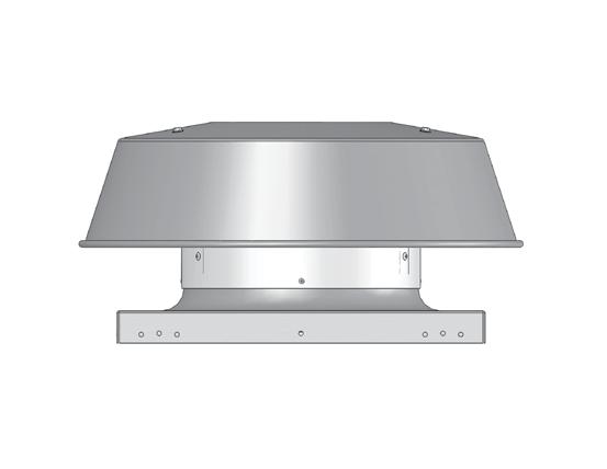Mounting flanges are also available turned down as cap flashing when installation on roof curbs is