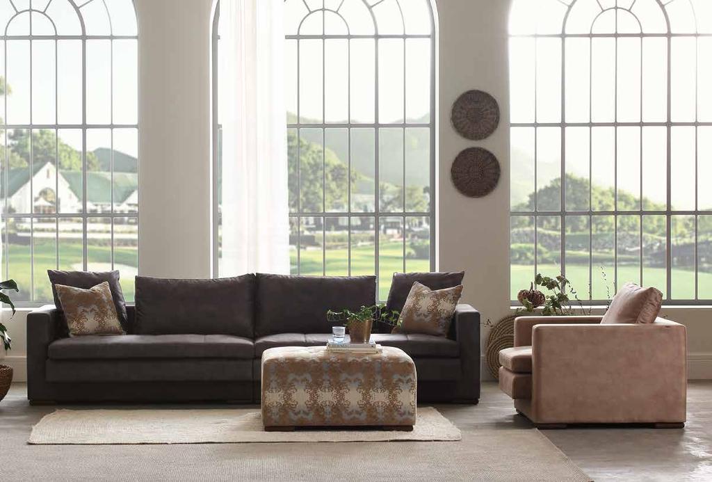 PEARL SOFA SET COMFORT: THE AESTHETIC WAY 3 seater option. Bold colors meet an unconventional design concept.