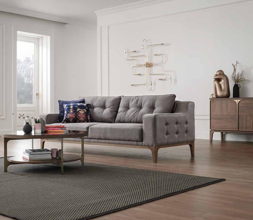 NEW DESIGN GOLD SOFA SET A TIMELESS STORY An aesthetic perception that goes beyond imagination, with innovative details and an