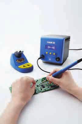 Features in ction eate o e ce ent t e a e ficienc Ideal the most challenging soldering jobs.