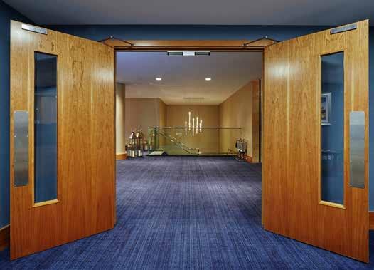 Ahmarra s contract consisted of manufacturing and installing fire rated doorsets for the public areas including reception, restaurants, meeting rooms, ballroom, toilets and spa areas.