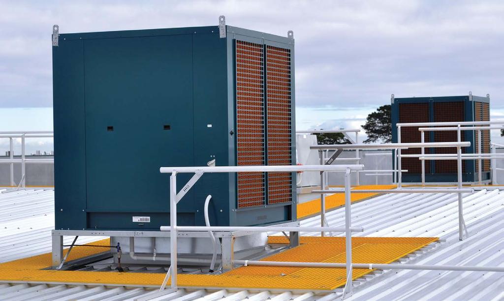 The benefits of Commercial Evaporative Cooling An uncooled workplace in the height of summer is not only a difficult and uncomfortable work environment is also has the potential to expose employees