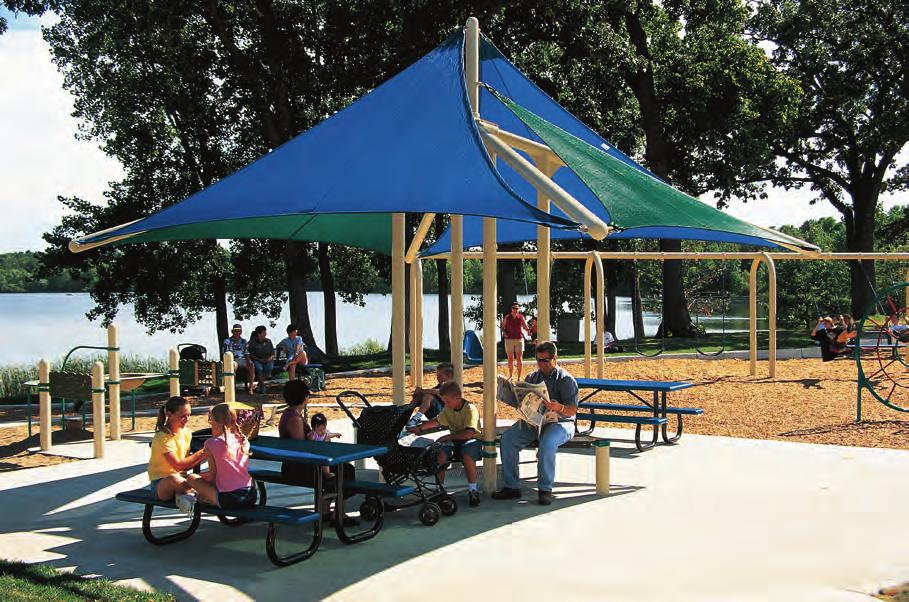 CoolToppers Full Sail Four triangular fabric panels add dimension Use the same color for all panels, or mix