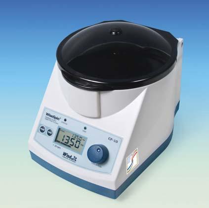 13,500 rpm Digital Back Light LCD Patented Jog-Shuttle Control System High Performance Pro-microcentrifuge Set CF-10 (1) Fixed Angle Rotor for 12 0.2-/0.5-/1.5-/2.