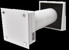Three-position switches MERV 15 Filter (Option) MERV 7 filters with antibacterial coating Ventilation unit with automatic shutters (included into VENTO Ergo A50 Pro1