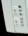 Control q The unit operation mode control is performed by means of manual three-position switches located on the unit casing or using the remote controller.