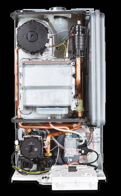 This boiler has extremely compact dimensions measuring 715mm (H) x 405mm (W) x 248mm (D) and can fit neatly within most standard kitchen cupboards.