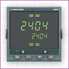 22 Control System Descriptions Eurotherm Controllers Eurotherm 2404 Series Controllers These 1/4 DIN size PID controllers offer up to 64 segments of programmable control.