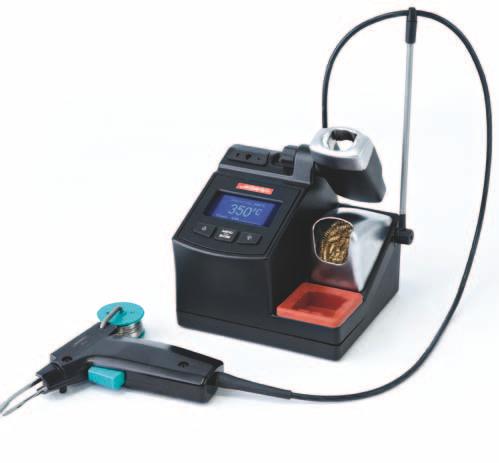 COMPACT line Soldering and desoldering stations CD Soldering station 230V The CD soldering control units feature large back-lit graphic displays that show important information at a glance.