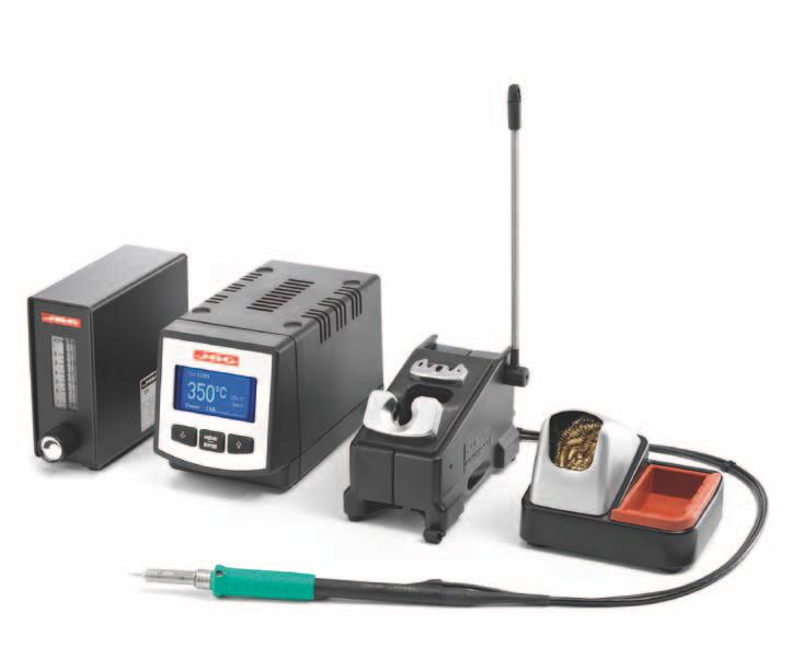 DIN Nitrogen soldering Station 230V DIN-2B Nitrogen soldering The DIN-2B Nitrogen soldering station combines 2 ways of transferring heat: - By direct contact between the solder tip and the solder