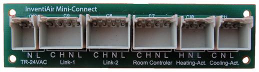 control unit. Integrated function for connecting the condensation sensor.