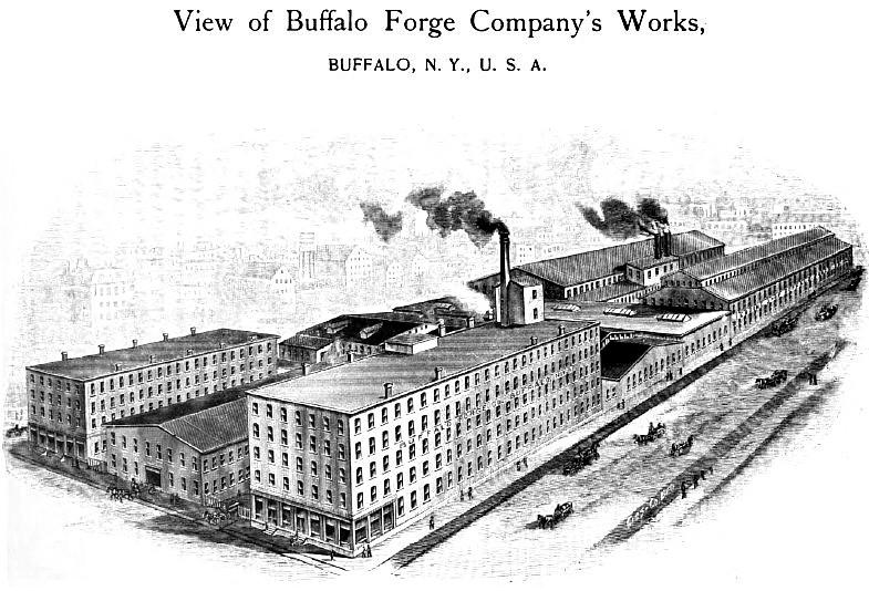 BUFFALO FORGE COMPANY Buffalo Forge Company was founded by the Wendt Brothers in 1867 in Buffalo in New York State.