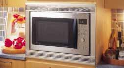 Microwave Ovens For a custom built-in appearance, this kit allows built-in installation of the Spacemaker II microwave oven into a wall or cabinet alone.