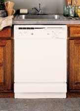 Spacemaker Under-the-Sink Dishwashers Spacemaker Under-the-Sink Dishwasher GSM2100GWW White on white GSM2100GCC Bisque on bisque ENERGY STAR -qualified 5 cycles/12 options Two wash levels