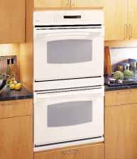 feature upgrade from previous model Convection Self-Clean Upper/Self-Clean Lower Profile 30" Built-In Double Oven JT955SF Stainless steel Bakes more evenly than any other convection wall oven**