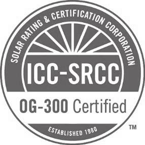 SECTION X: OG-300 CERTIFICATION The solar system installer is to indicate (circle, check, etc.) the system that was actually installed.