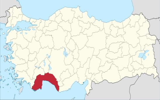 the West Mediterranean region of Turkey.